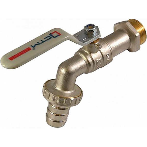 STM Кран шаровой латунь водоразборный Ду20 Ру16 НР/штуцер рычаг